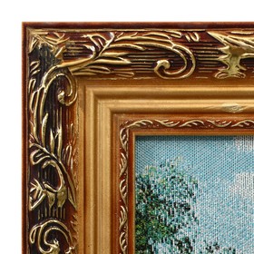 

F306-50х80 Картина из гобелена "Дорога к церквушке" (55х85)