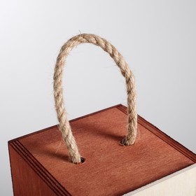 

Коробка деревянная для бутылки «Счастье», 11 × 33 × 11 см