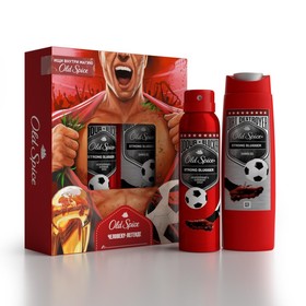 

Подарочный набор защитнику, Old Spice Део спрей Антиперспирант, 150мл + Гель д/душа и шампунь 2в1, 250мл