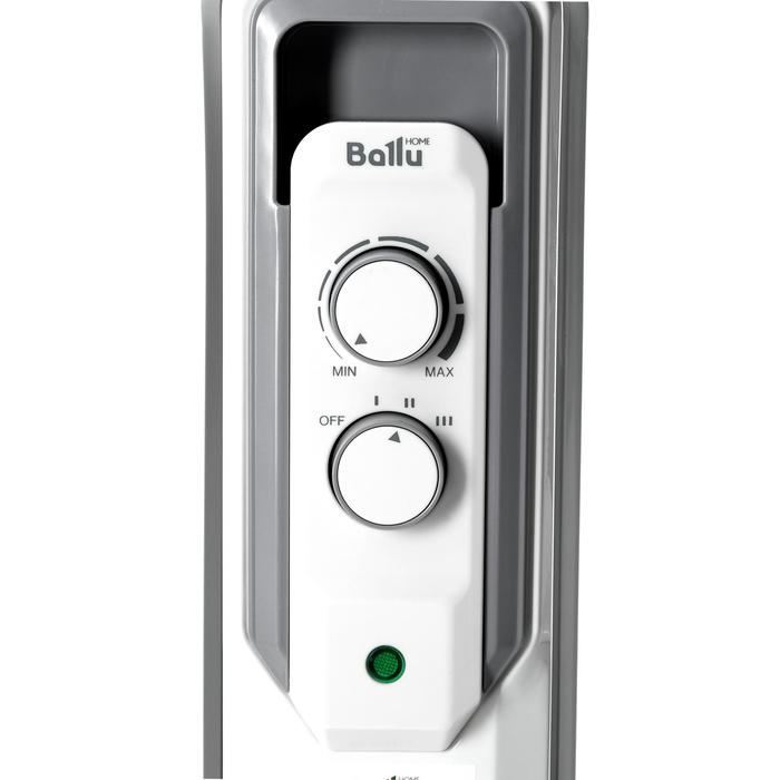 

Обогреватель Ballu CUBE BOH/CB-09W, масляный, 2000 Вт, 9 секций, 25 м2, белый