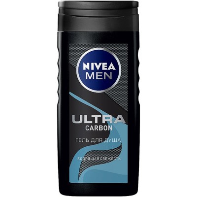 Гель для душа Nivea Ultra Carbon, 250 мл