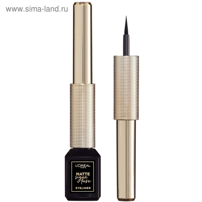 

Подводка для глаз матовая L'Oreal Matte Signature, тон 01, цвет графитовый