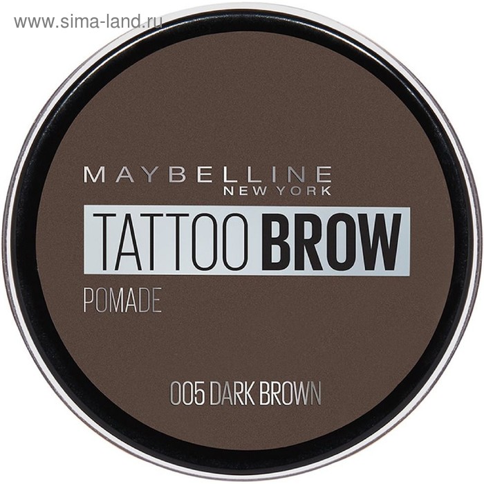 фото Помада для бровей maybelline brow pomade, оттенок 05 тёмно-коричневый