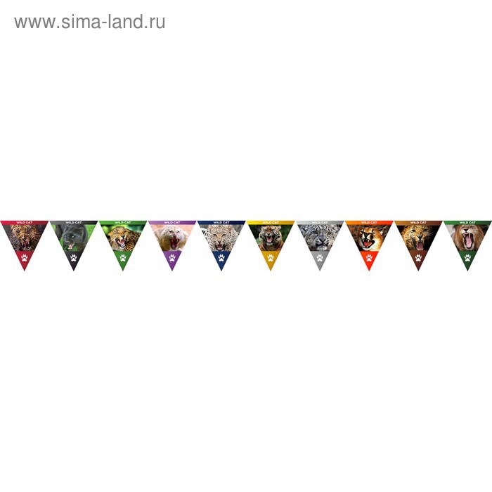 

Гирлянда "Дикие кошки", 1х15х152 см