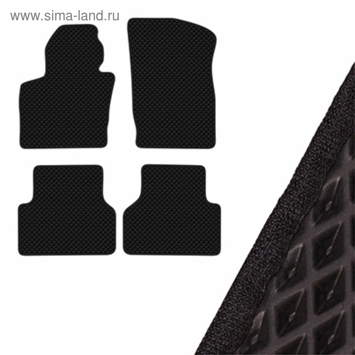 Коврики EVA Skyway, Audi Q3 2011 - н.в., черный, S01705084