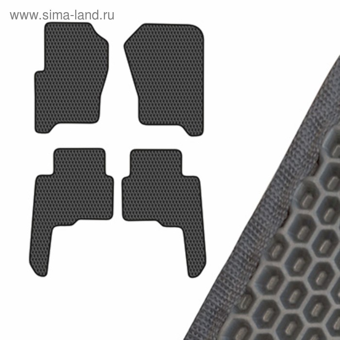 Коврики EVA Skyway, Land Rover Discovery 3 2006 - н.в., серый, S01706261 коврики eva skyway land rover discovery 3 2006 н в черный s01705261