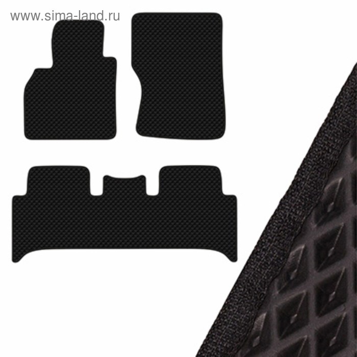 цена Коврики EVA Skyway, Renault Scenic III 2013 - н.в., черный, S01705430