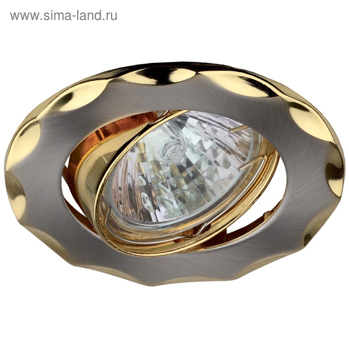 

Светильник KL12A SN/G ЭРА, GU5.3 50Вт, цвет золото, никель