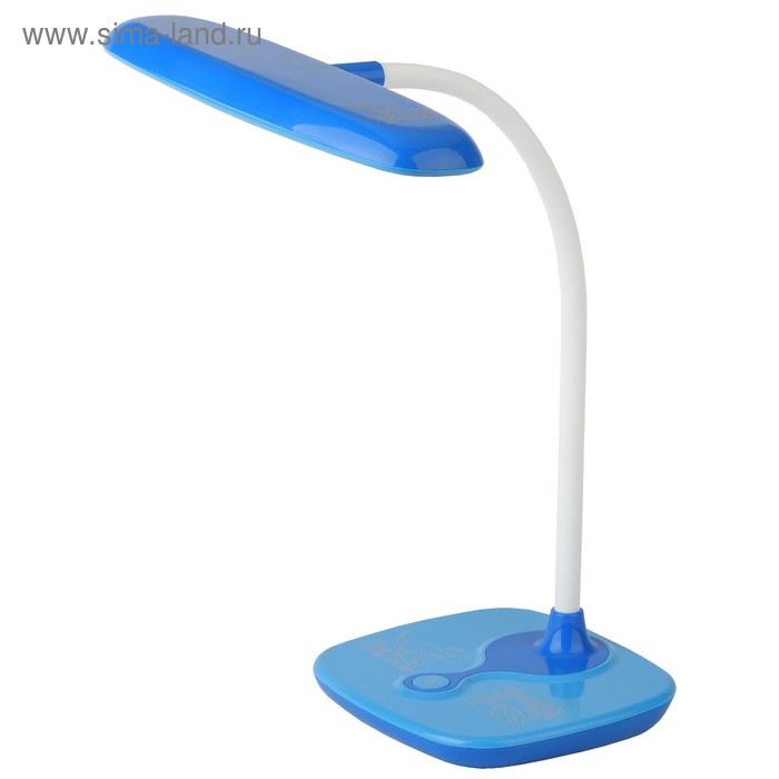 лампа настольная светодиодная эра фиксики nled 433 6вт диммер синий Настольная лампа NLED-432-6W-BU, LED 6Вт, цвет синий