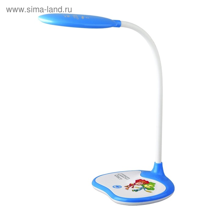 Настольная лампа NLED-433-6W-BU, LED 6Вт, цвет синий настольная лампа эра nled 435 4w bu б0004479