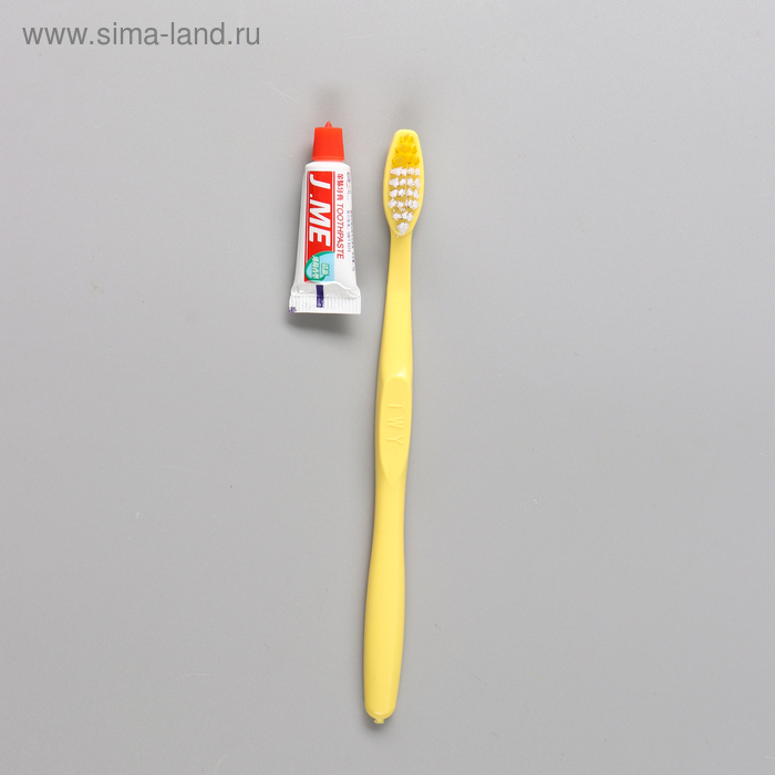 Зубной набор: зубная щетка 16 см + зубная паста 3 г зубной набор standart зубная щетка 17 см зубная паста 3 г бокс 500 шт в упаковке 500 шт