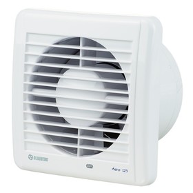

Вентилятор вытяжной BLAUBERG Aero 125H, d=125, 220-240 В, малошумный, 39 Дб, белый