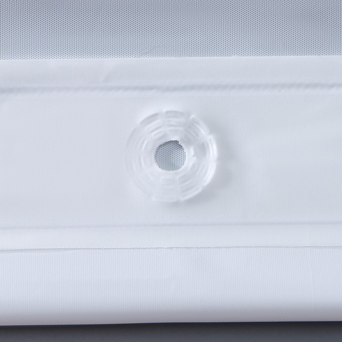 Штора для ванной комнаты Доляна «Классика», 180×180 см, EVA, цвет белый