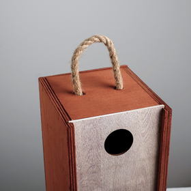 

Ящик под бутылку «Для приятных вечеров», 11 × 33 × 11 см