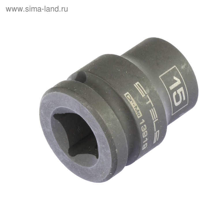 

Головка ударная Stels 13919, 15 мм, 1/2", CrMo, шестигранная