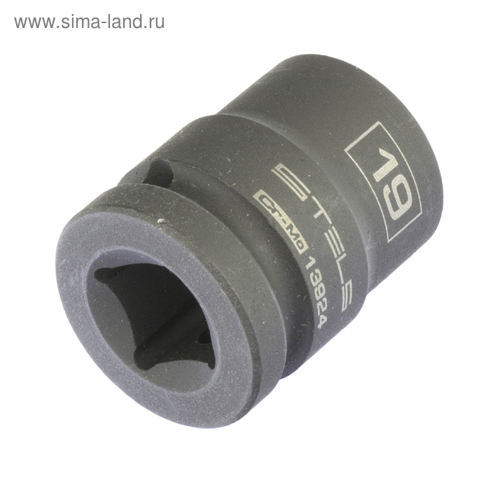 

Головка ударная Stels 13924, 19 мм, 1/2", CrMo, шестигранная