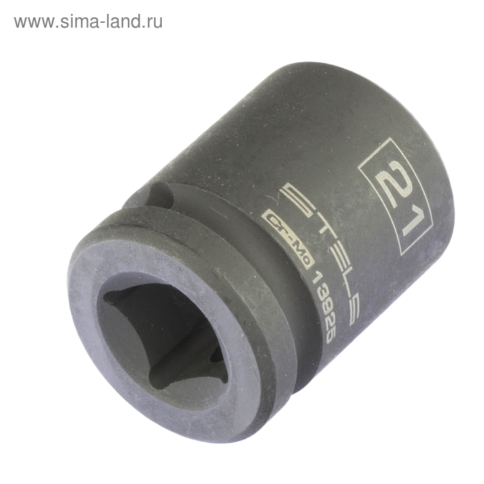 

Головка ударная Stels 13925, 21 мм, 1/2", CrMo, шестигранная