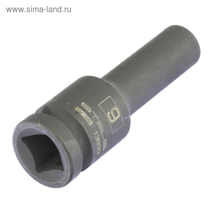 

Головка ударная Stels 13933, 9 мм, 1/2", CrMo, шестигранная, удлиненная