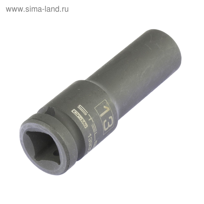 

Головка ударная Stels 13937, 13 мм, 1/2", CrMo, шестигранная, удлиненная