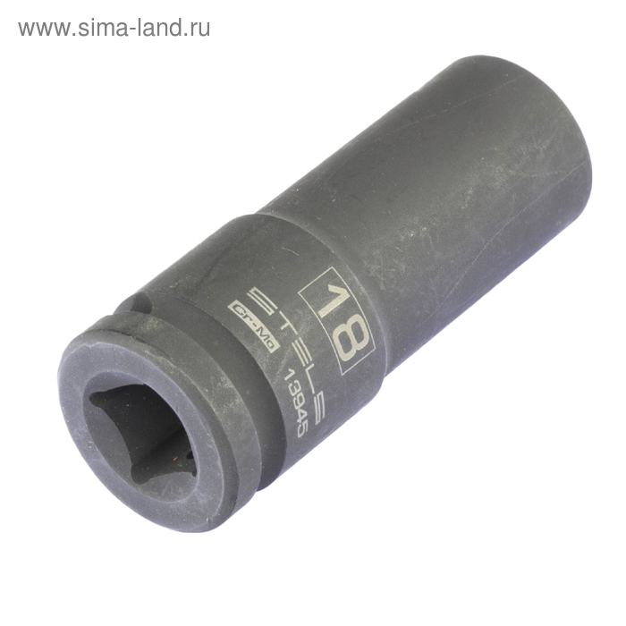 

Головка ударная Stels 13945, 18 мм, 1/2", CrMo, шестигранная, удлиненная