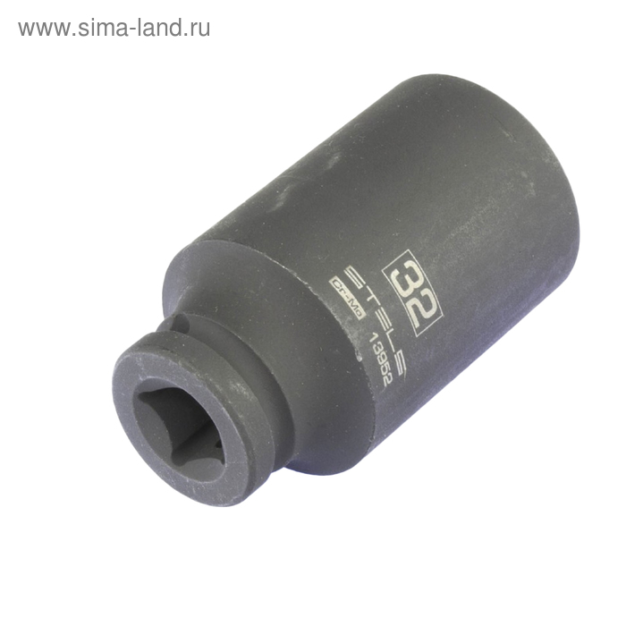 

Головка ударная Stels 13952, 32 мм, 1/2", CrMo, шестигранная, удлиненная