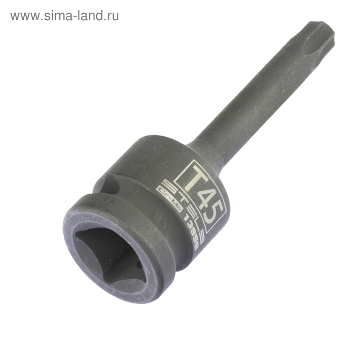 Головка ударная Stels 13959, Torx 45 мм, 1/2 головка ударная stels 13954 17 мм 1 2 для колесных дисков