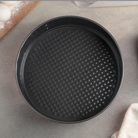 

Форма для выпечки разъёмная Доляна «Элин», d=24 см, антипригарное покрытие, в комплекте кисточка, лопатка, венчик, цвет розовый