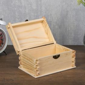 

Шкатулка дерево под роспись "Бруски" 7,8х10,8х15,5 см