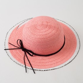 Шляпа для девочки MINAKU 'Куколка', размер 50,  цвет розовый Ош
