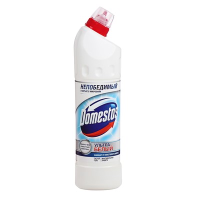 Чистящее средство для унитаза Domestos «Ультра белый», 750 мл. - Фото 1