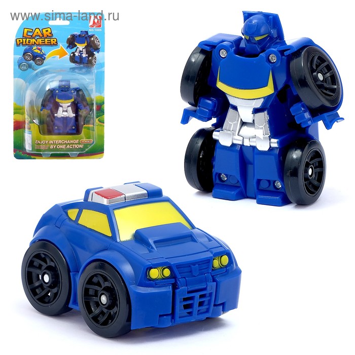 Робот «Полицейский», трансформируется, мгновенная трансформация