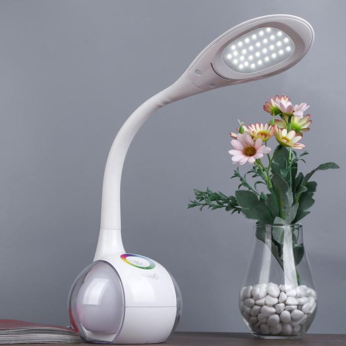 

Светильник настольный 530008 LED 8Вт 220В RGB 3 уровня 5000К белый