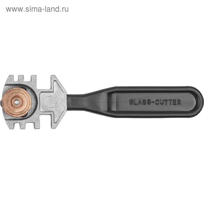 Стеклорез ЗУБР ЭКСПЕРТ 3360_z01, роликовый, 3 реж-х эл-та, с пластмассовой ручкой