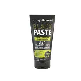 

Чёрная паста для умывания 3 в 1 Compliment Black Paste, 165 мл