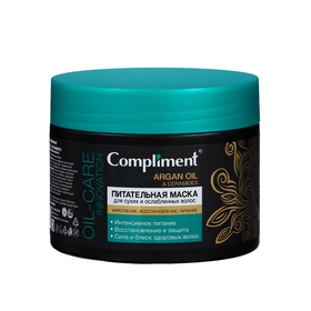 Маска для волос Compliment Аrgan Oil & Ceramides, питательная, 300 мл