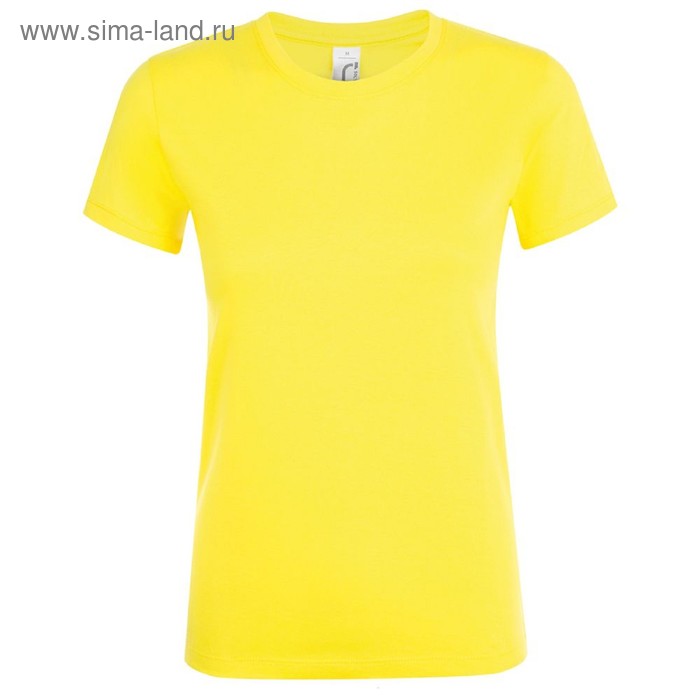 фото Футболка женская regent women, размер s, цвет лимонно-жёлтый sol's