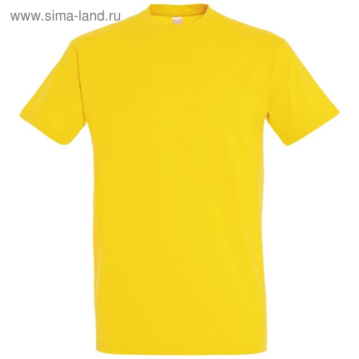 фото Футболка мужская imperial 190, размер 5xl, цвет жёлтый sol's