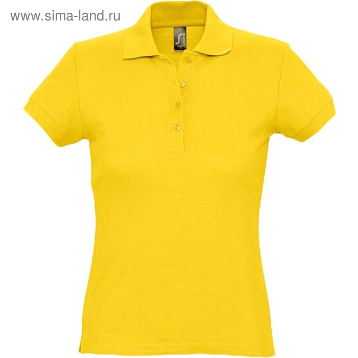 фото Рубашка поло женская passion 170, размер m, цвет жёлтый sol's