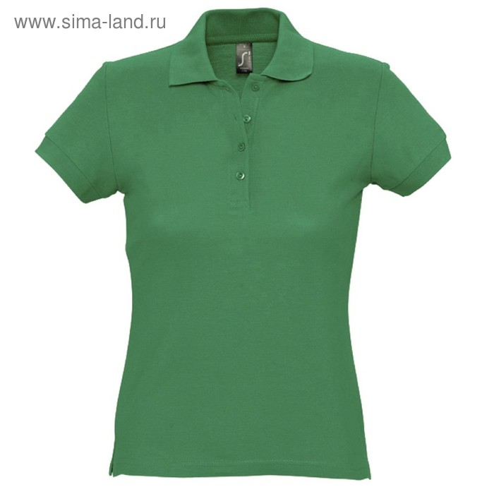 фото Рубашка поло женская passion 170, размер s, цвет ярко-зелёный sol's