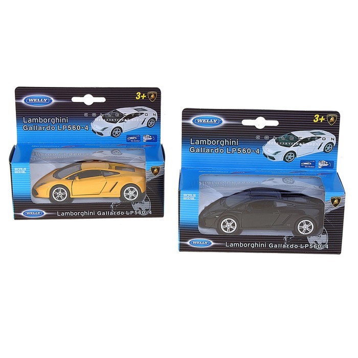 Машина Lamborghini Gallardo, масштаб 1:34-39, цвета МИКС