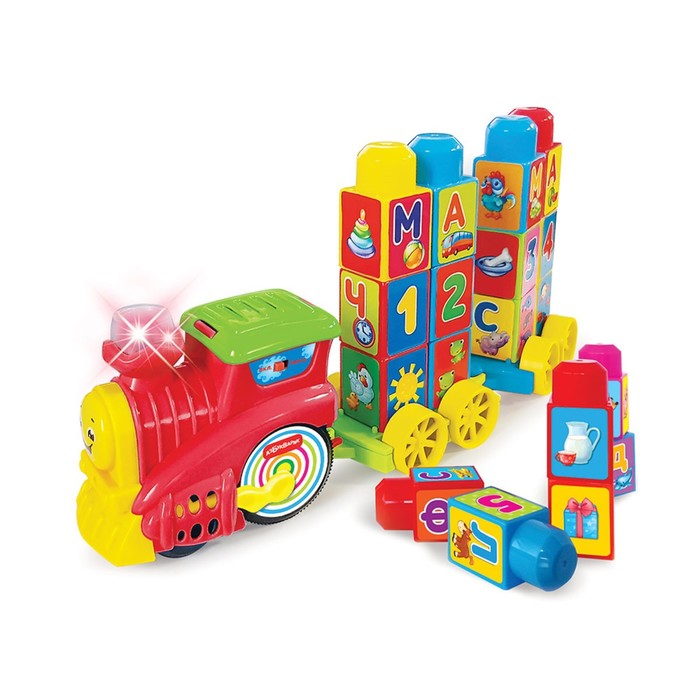 Игрушка музыкальная «Музыкальный поезд Буковка», цвета красный электрическая прозрачная игрушка вертолет музыкальный светящийся поезд автобус универсальный легкий автомобиль детская игрушка подар