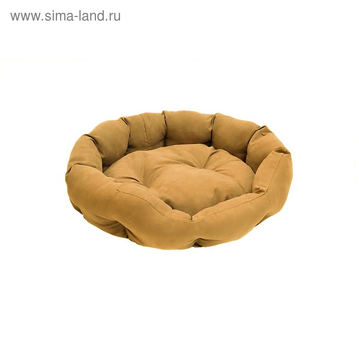 

Лежанка "Бархатное облако" овальная, 73 х 56 х 23 см, охра
