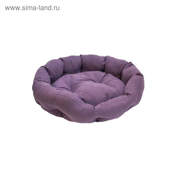

Лежанка "Бархатное облако" овальная, 49 х 40 х 17 см, фиолетовая