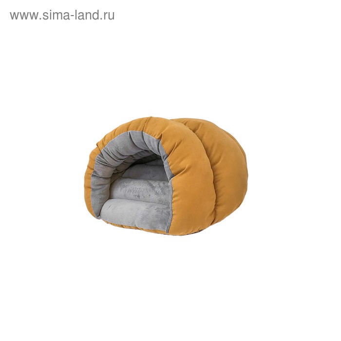 

Домик "Бархатная ракушка", 51 х 41 х 30 см, охра