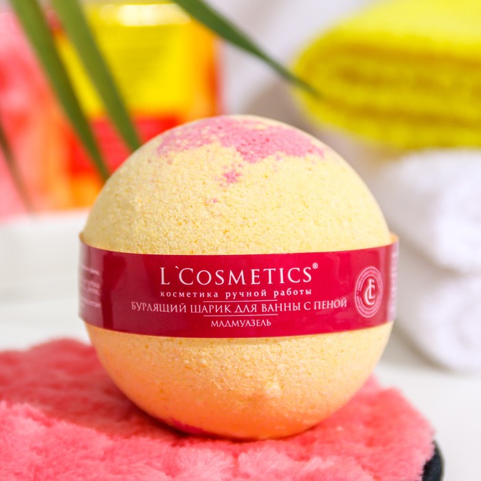 

Бомбочка для ванн L'Cosmetics «Мадмуазель» с пеной, 130 г