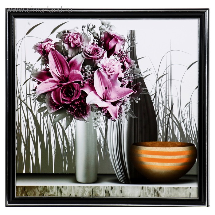 

Картина "Вазы с лилиями" 36х36 см