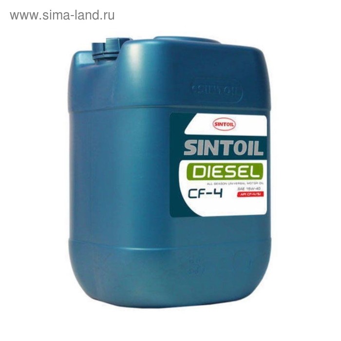 Масло моторное Sintoil/Sintec 15W-40, Diesel, CF-4/SJ, дизель, 20 л масло моторное sintoil sintec м 10дм турбодизель 10 л