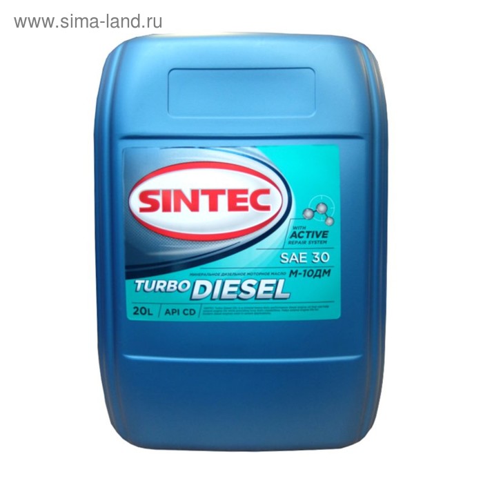 фото Масло моторное sintoil/sintec м-10дм, турбодизель, 20 л