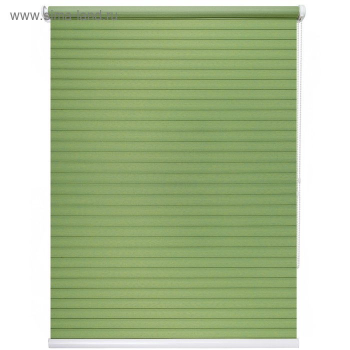 фото Рулонная штора «кутюр», 40 х 175 см, цвет зелёный уют
