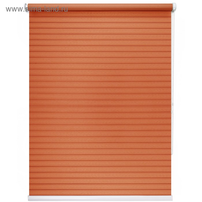 Рулонная штора «Кутюр», 50 х 175 см, цвет оранжевый